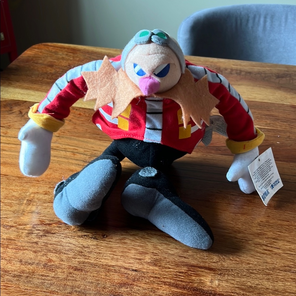 RARE Vintage NWT Dr Eggman Plush Sonic 2006